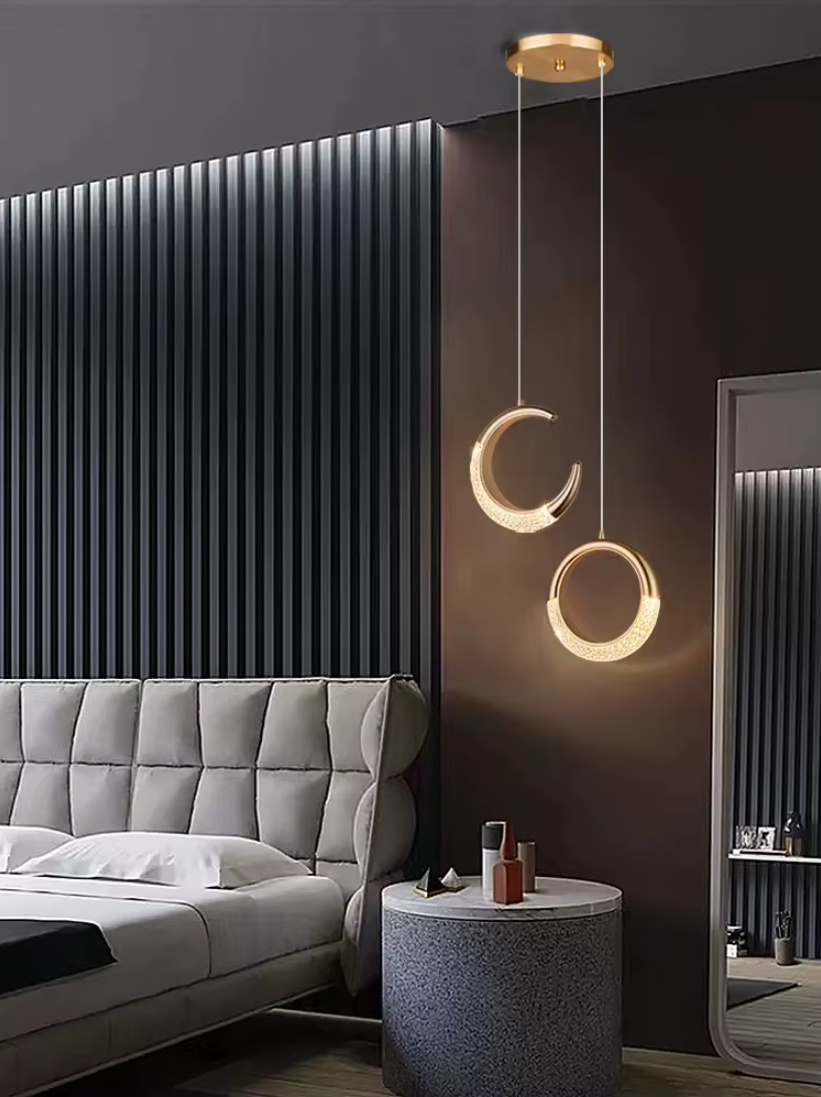 Suspension Croissant & Ring