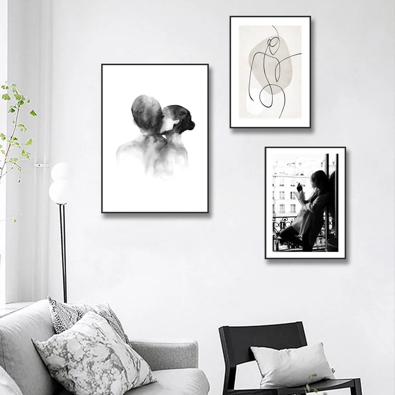 Human Life Abstract Canvas Poster