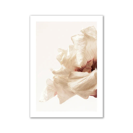 Yellow Flowers Abstract Canvas Poster