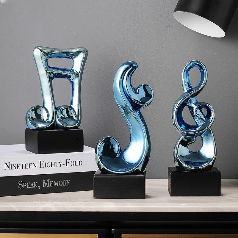 Statue de symbole musical