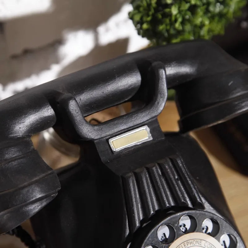 Téléphone rétro en résine