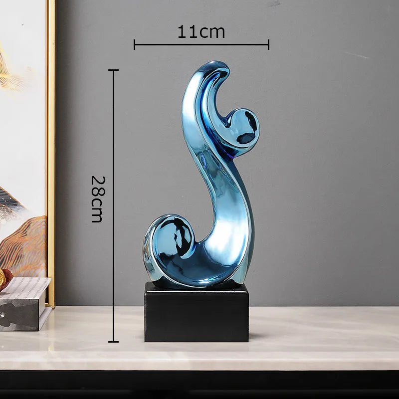 Statue de symbole musical