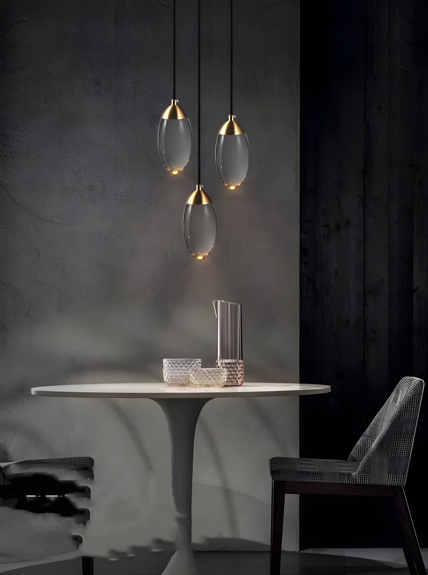 Crystal Glass Pendant Light