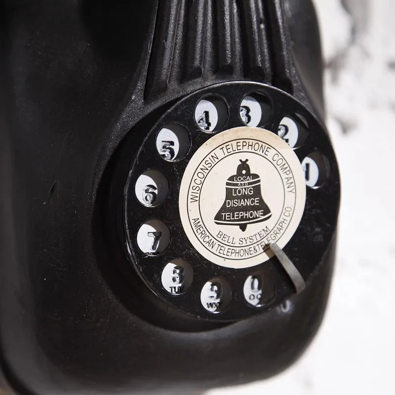 Téléphone rétro en résine