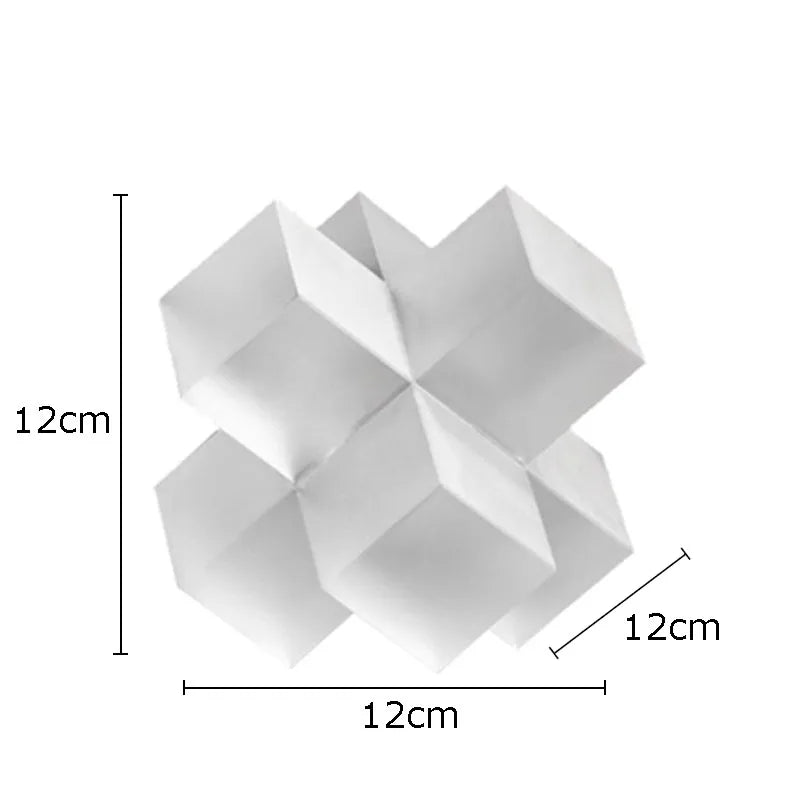 Cube artistique minimaliste