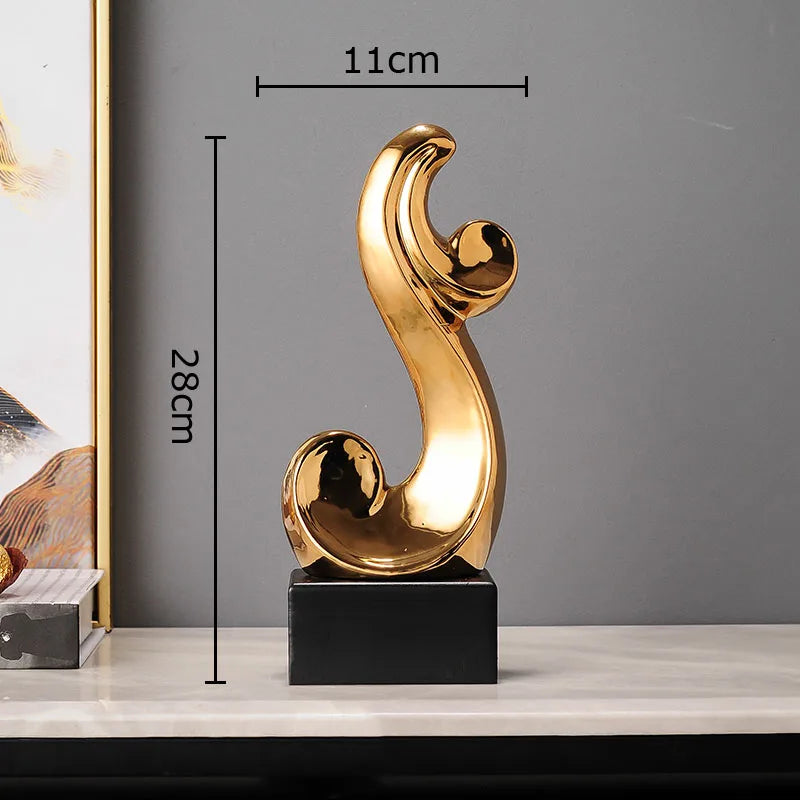 Statue de symbole musical