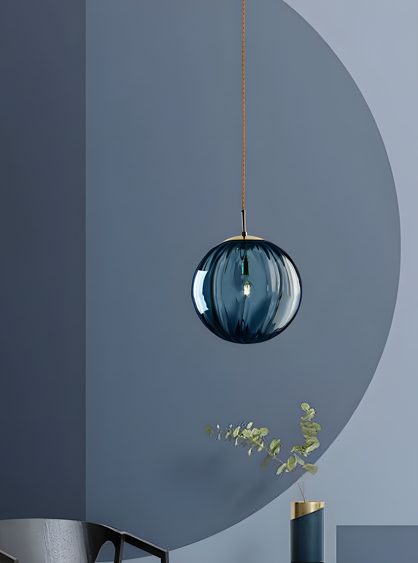 Colored Sphere Pendant Light