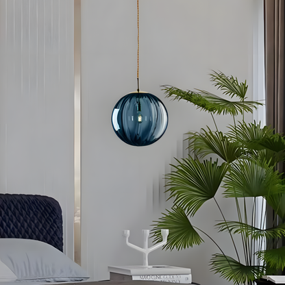 Colored Sphere Pendant Light