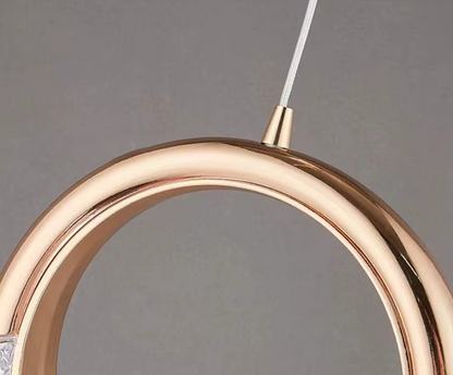 Croissant & Ring Pendant Light