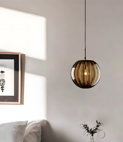 Colored Sphere Pendant Light