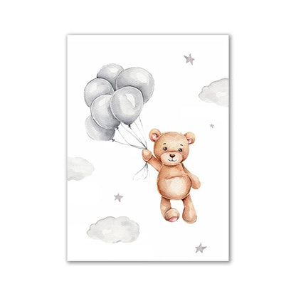 Teddy Bear Dream Canvas Poster