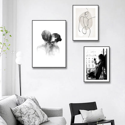 Human Life Abstract Canvas Poster