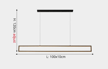 Suspension en forme de cadre design