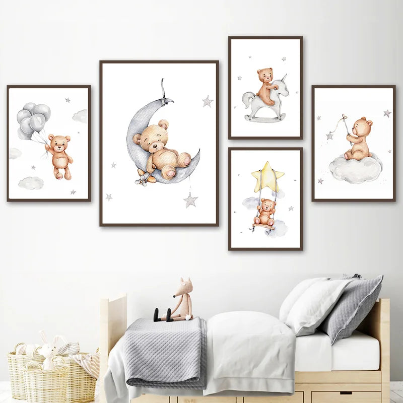 Affiche sur toile Teddy Bear Dream