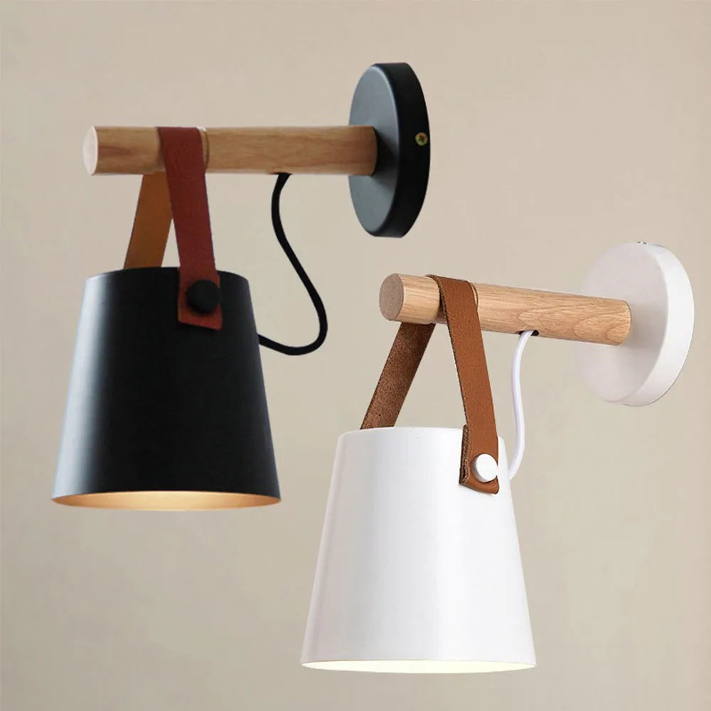 Nordic Wood Wall Light