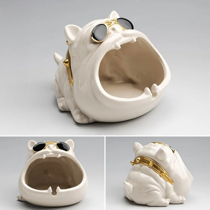 Ceramic Dog Ashtray