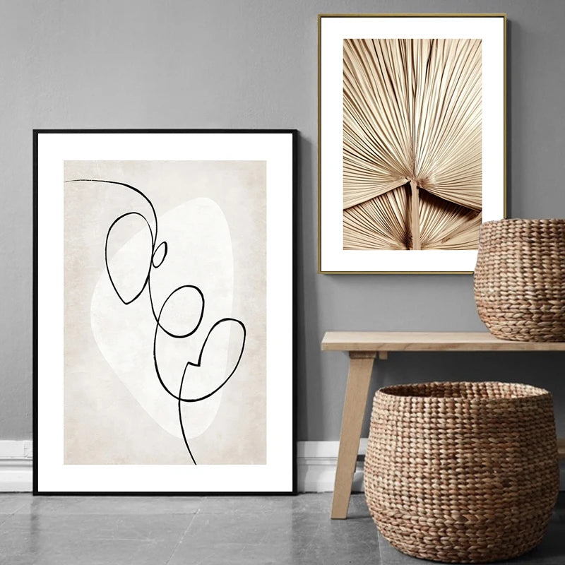 Human Life Abstract Canvas Poster