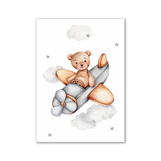 Teddy Bear Dream Canvas Poster