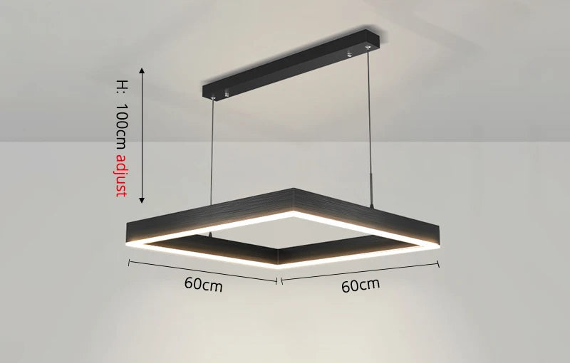 Suspension Multi-Carrés