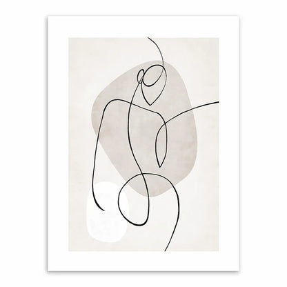 Human Life Abstract Canvas Poster