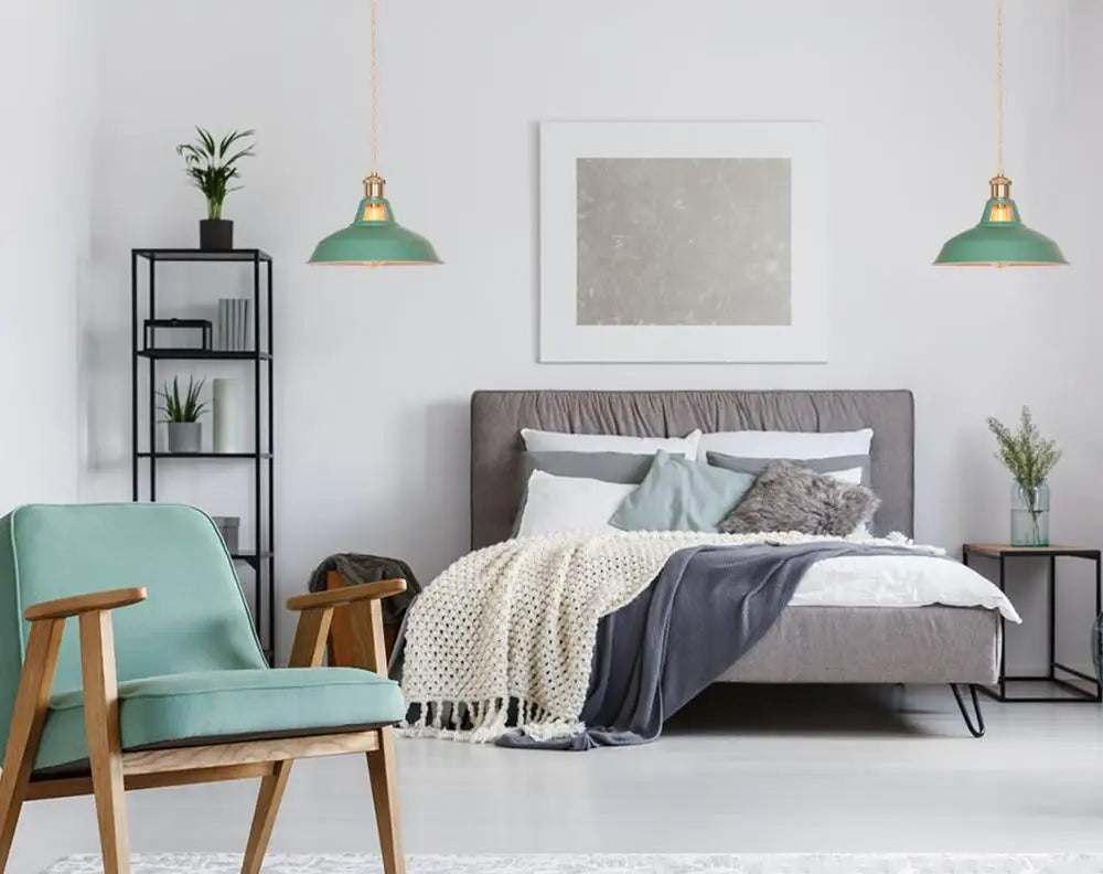 Lampe suspendue colorée