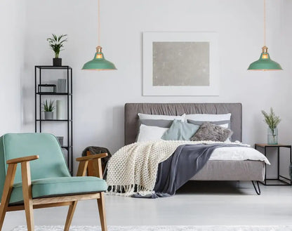 Lampe suspendue colorée