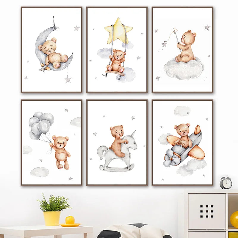 Affiche sur toile Teddy Bear Dream