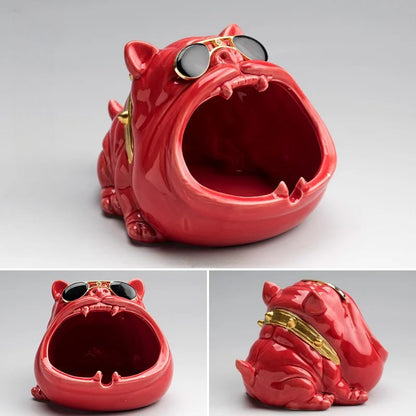 Ceramic Dog Ashtray