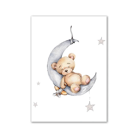 Teddy Bear Dream Canvas Poster