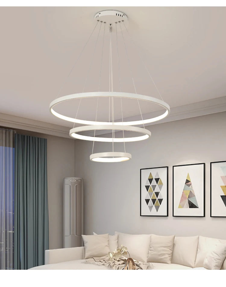 3 Rings Chandelier