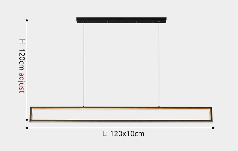 Suspension en forme de cadre design