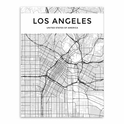 City Map Canvas Poster