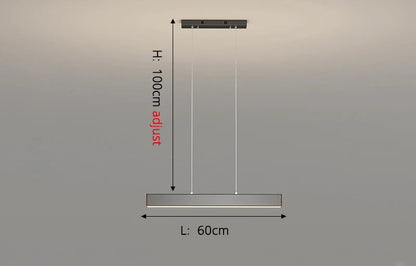 Horizontal Bar Hanging Light