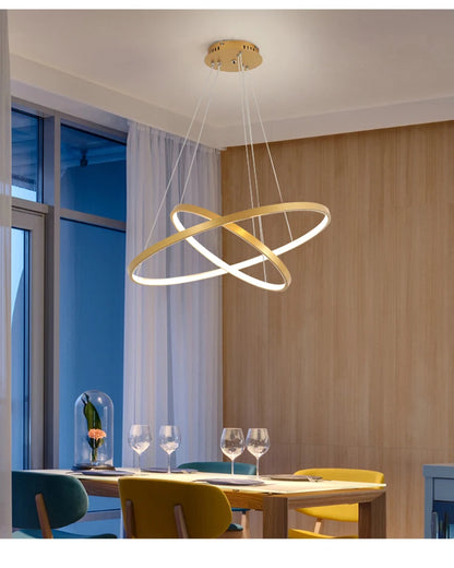 2 Rings Chandelier