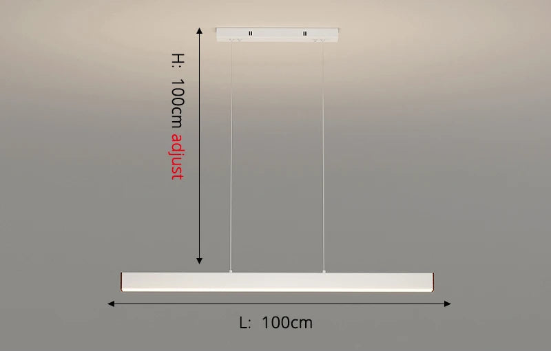 Horizontal Bar Hanging Light