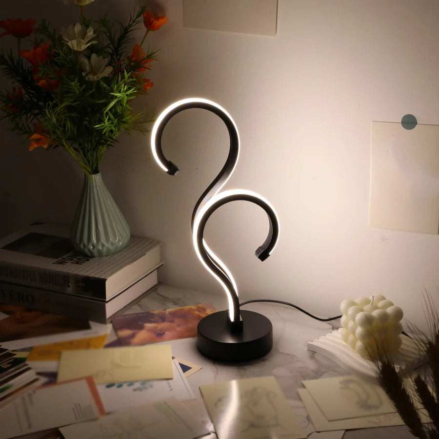 Double Question Mark Lamp