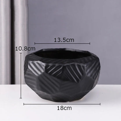 Vase compact minimaliste en céramique