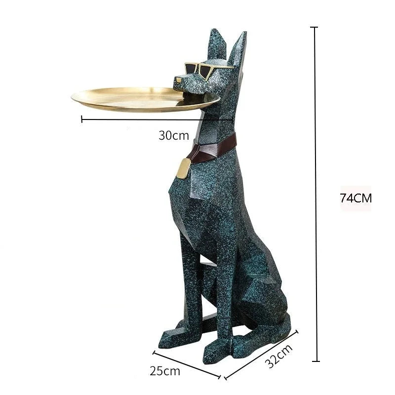 Sculpture de Doberman