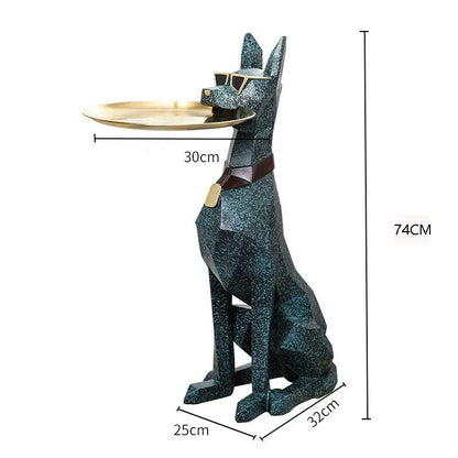 Sculpture de Doberman