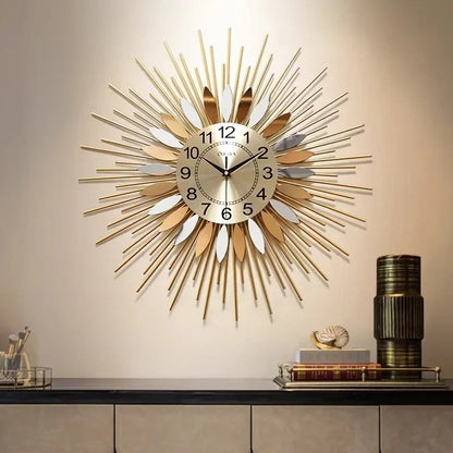 Ougwa Sunflower Luxury Wall Clock