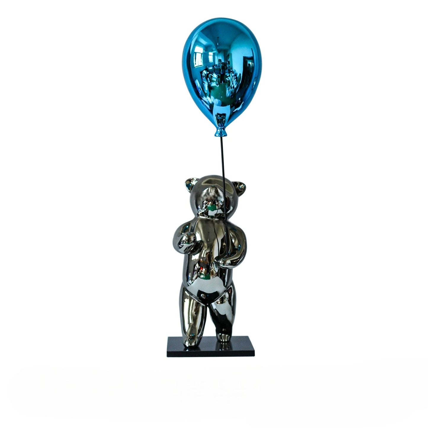 Bear with Balloon Sculpture