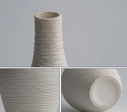 Narrow Mouth Crafted Vase