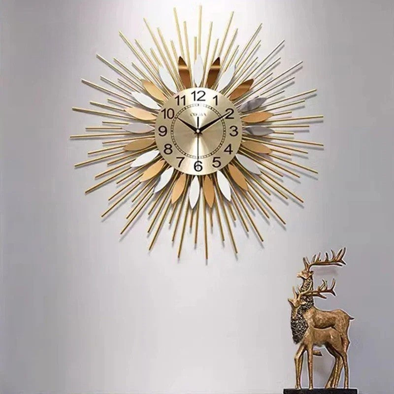 Ougwa Sunflower Luxury Wall Clock