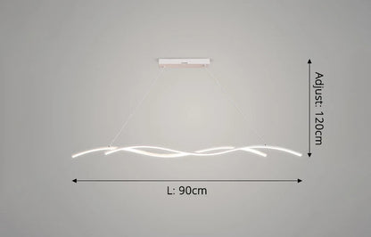 Minimalist Wave Pendant Light