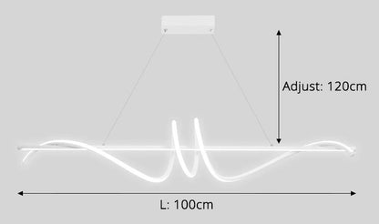 Lampe suspendue à LED moderne