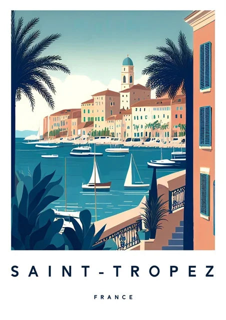 Affiche sur toile de voyage