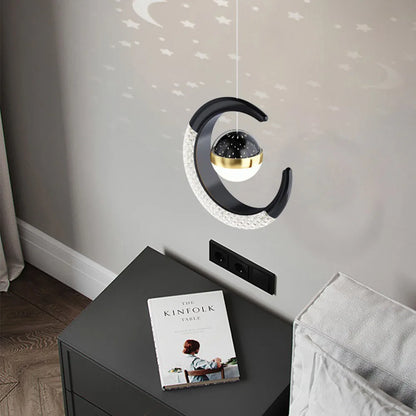 Lampe de luxe lune et étoiles