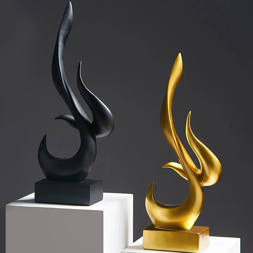 Artistic Flame Statue