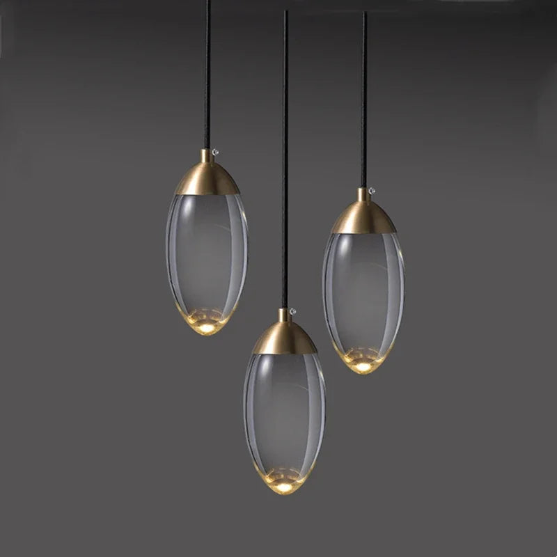 Crystal Glass Pendant Light