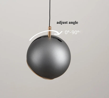 Lampe suspendue à boule réglable